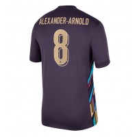 Camiseta Inglaterra Alexander-Arnold #8 Segunda Equipación Replica Eurocopa 2024 mangas cortas